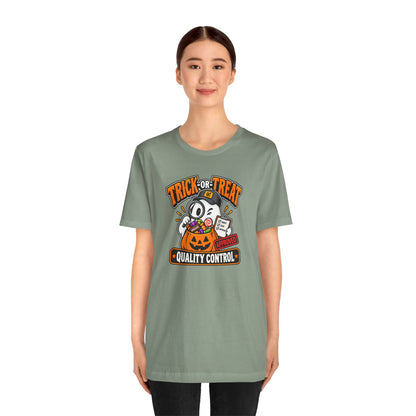 Trick-or-Treat Quality Control T-Shirt – Funny Halloween Candy Tee