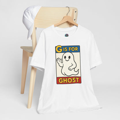 G Is for Ghost Shirt – Funny Monster Alphabet Halloween Tee