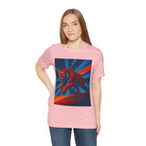 Geometric Tiger T-Shirt – Bold Jungle Animal Tee in Abstract Style - WhimSpin - https://whimspin.com