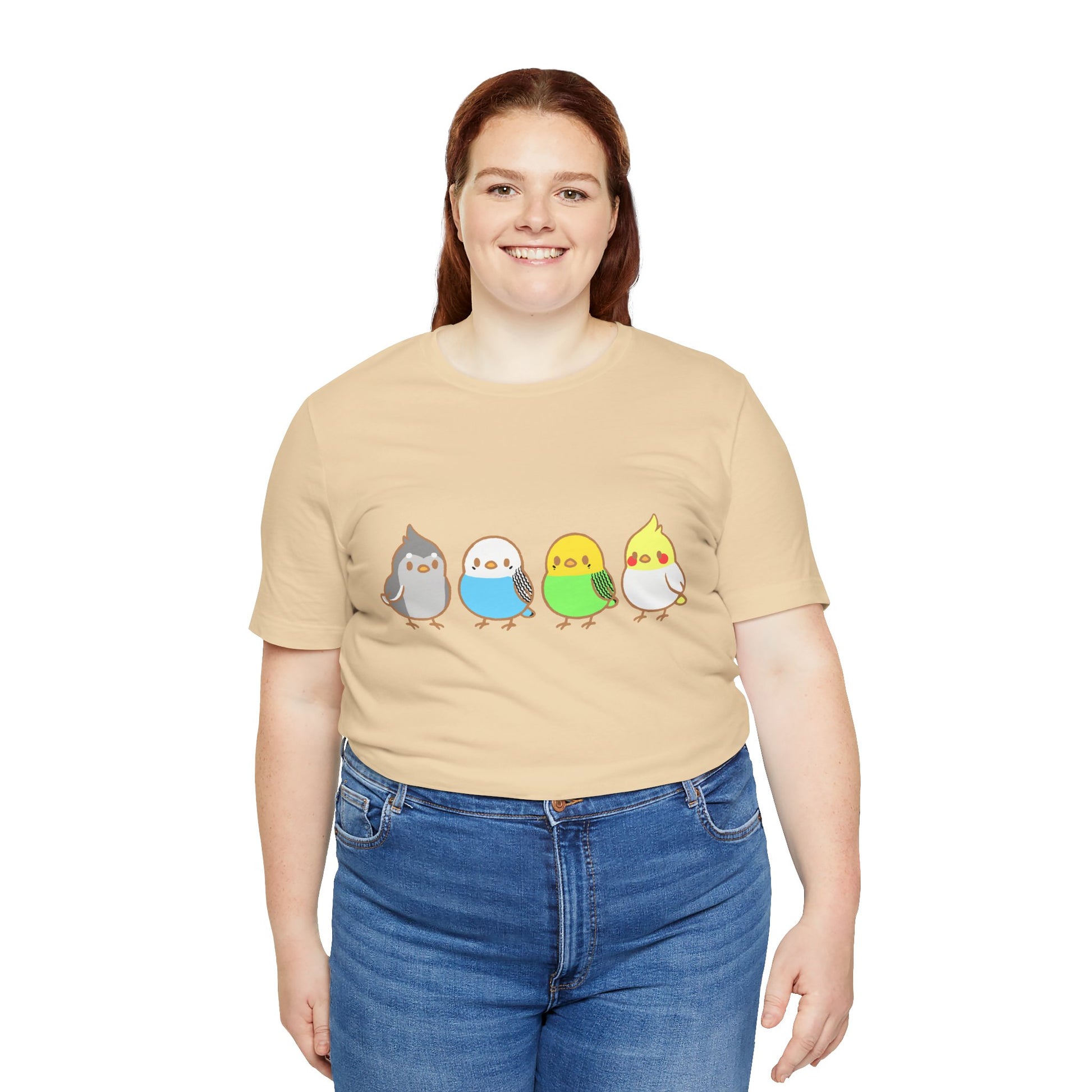 Chirpy Flock Bird T-Shirt – Cute Tee for Animal Lovers - WhimSpin - https://whimspin.com