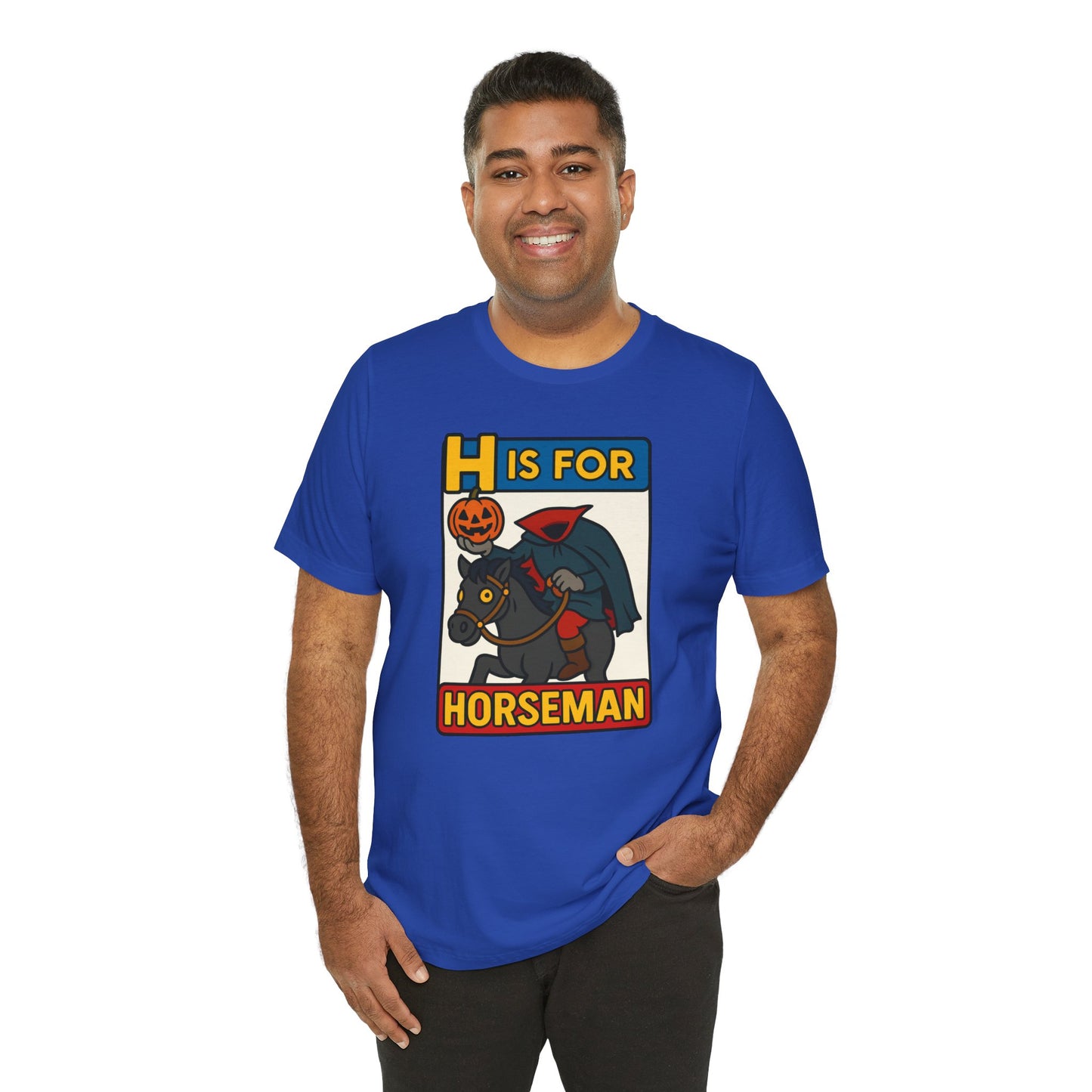 H Is for Horseman Shirt – Headless Horseman Halloween Tee