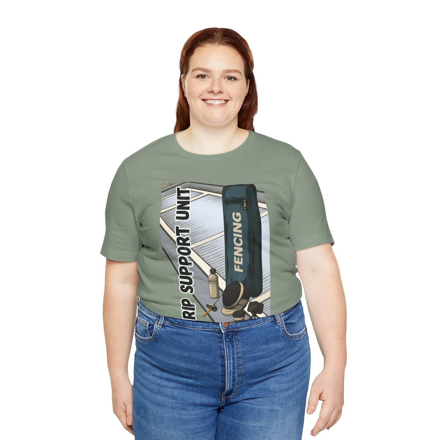 Strip Support Unit T-Shirt – Funny Fencing Parent Shirt for Tournament Days