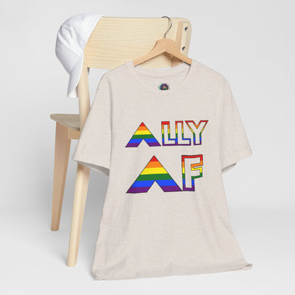 Ally AF Pride Tee – Bold LGBTQ+ Support Shirt for Loud Allies