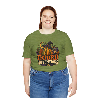 Gourd Intentions T-Shirt – Funny Witchy Fall Pumpkin Tee