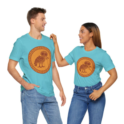 Athena’s Owl T-Shirt – Greek Mythology Bird Tee