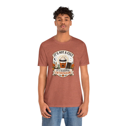 It’s Not a Cult Pumpkin Spice T-Shirt – Funny Fall Tee