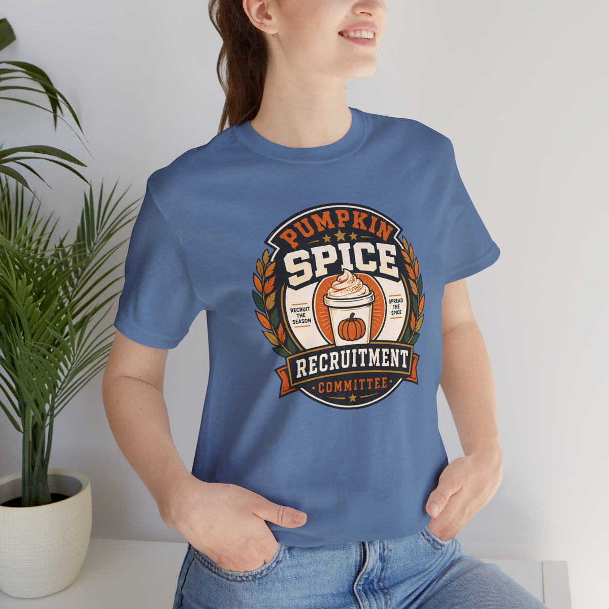 Pumpkin Spice Recruitment Committee T-Shirt – Funny Fall Tee