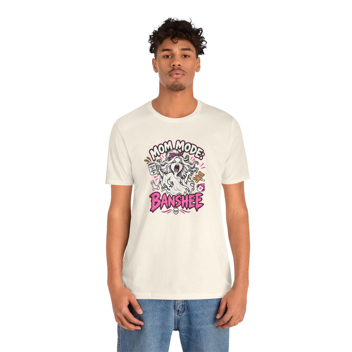 Mom Mode Banshee T-Shirt – Funny Chaotic Mom Halloween Tee