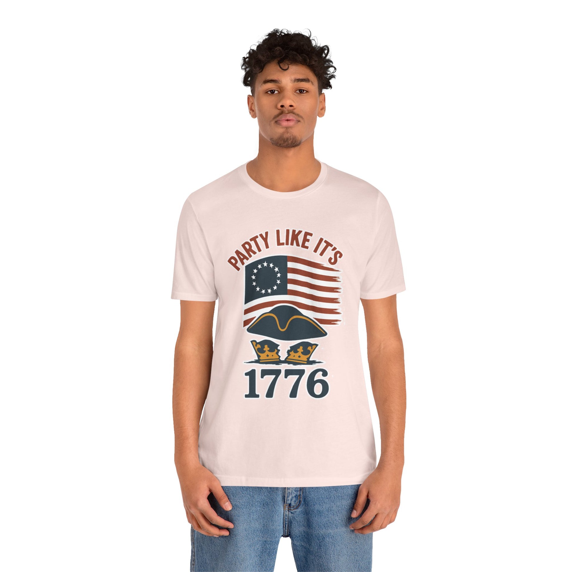 Party Like It’s 1776 T-Shirt – Revolutionary Spirit USA Tee - WhimSpin - https://whimspin.com