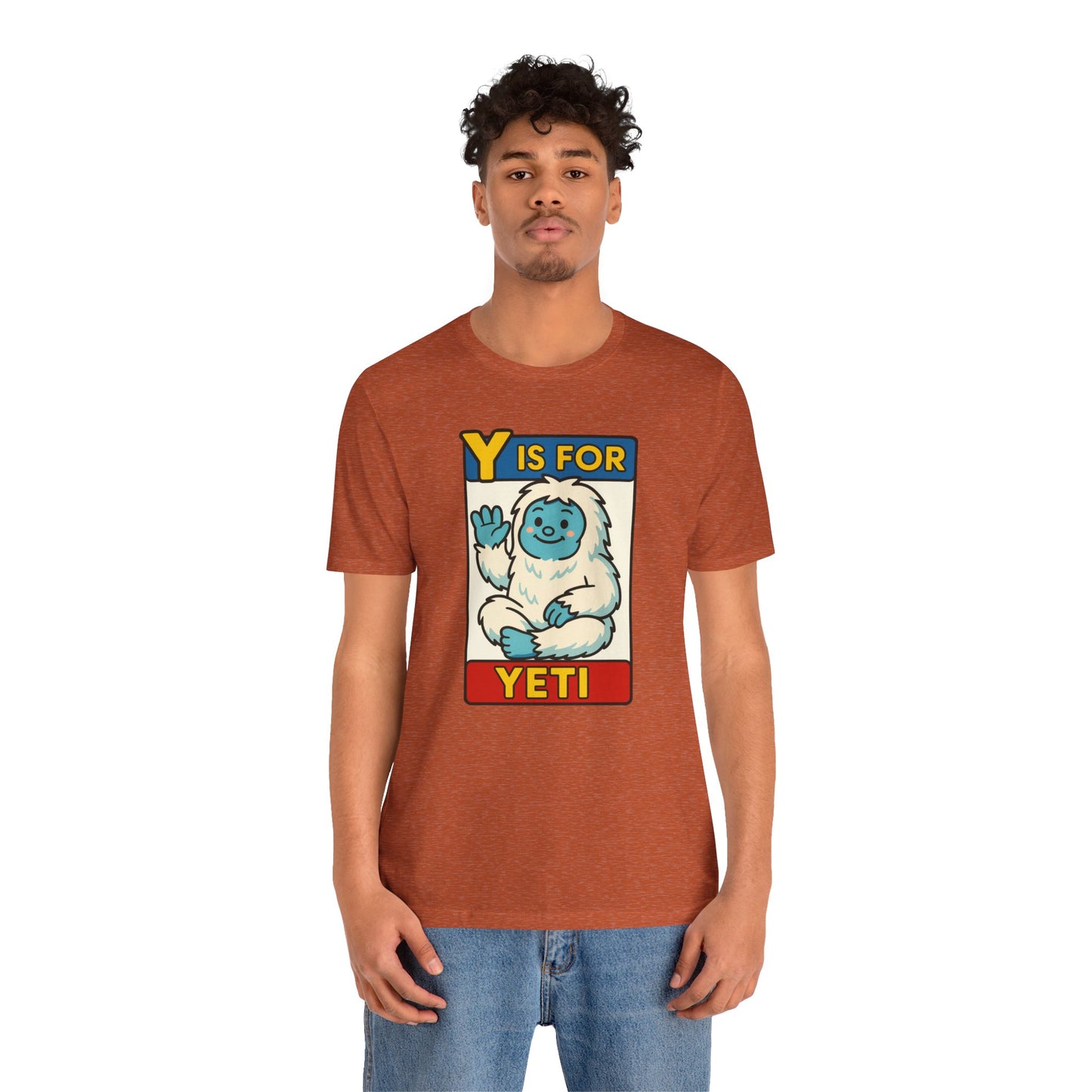 Y Is for Yeti T-Shirt – Cute Winter Monster Tee from the Monster Alphabet Series
