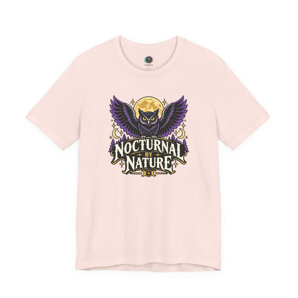Nocturnal by Nature T-Shirt – Moonlit Owl Graphic Tee