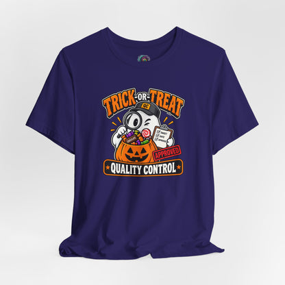 Trick-or-Treat Quality Control T-Shirt – Funny Halloween Candy Tee
