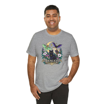 Moonlight Menagerie T-Shirt – Witchy Nocturnal Animals Tee