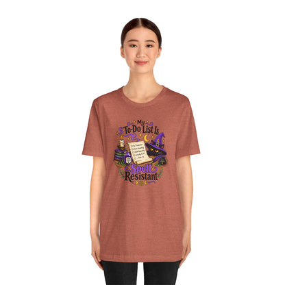 My To-Do List Is Spell Resistant T-Shirt – Funny Witchy ADHD Tee