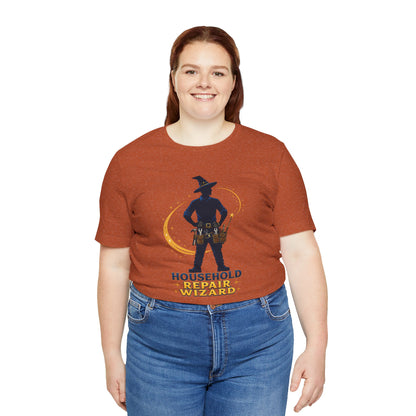Household Repair Wizard T-Shirt – Funny Handy Dad Tee