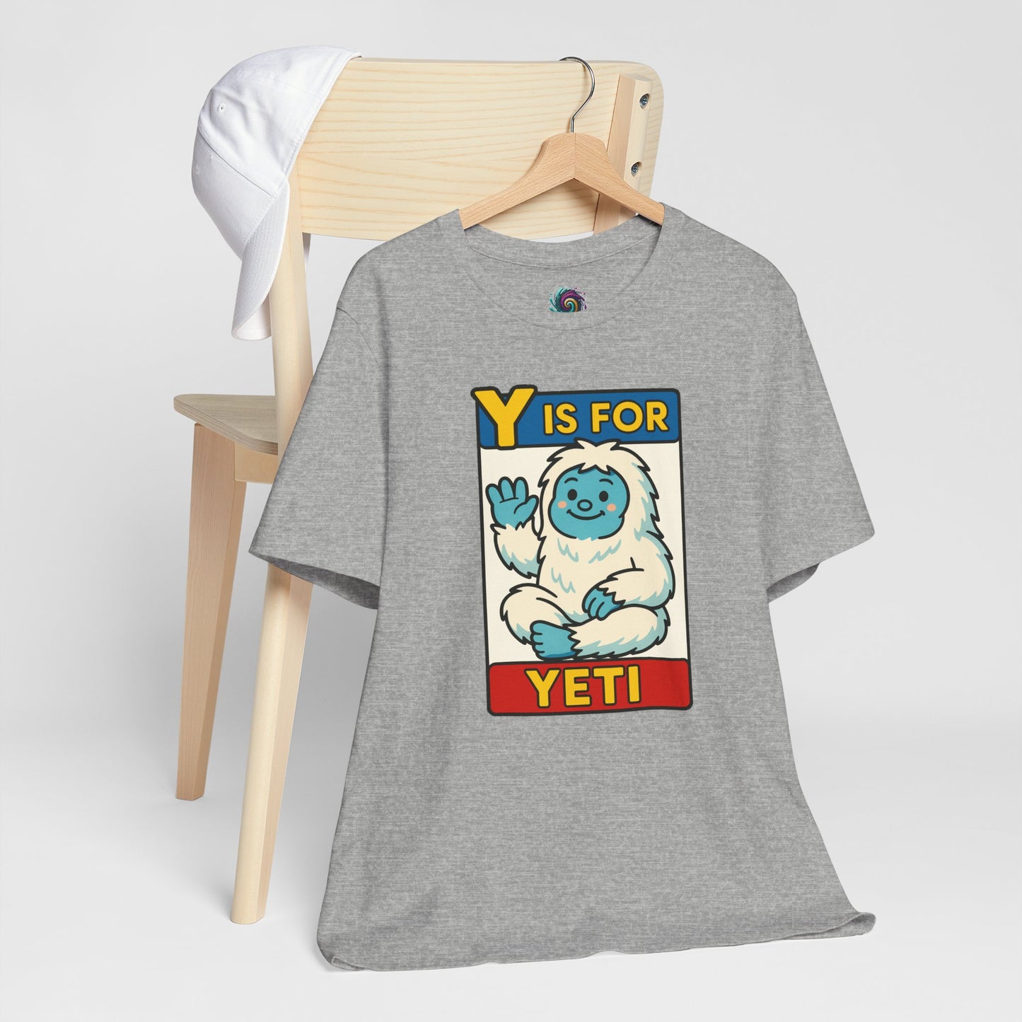 Y Is for Yeti T-Shirt – Cute Winter Monster Tee from the Monster Alphabet Series