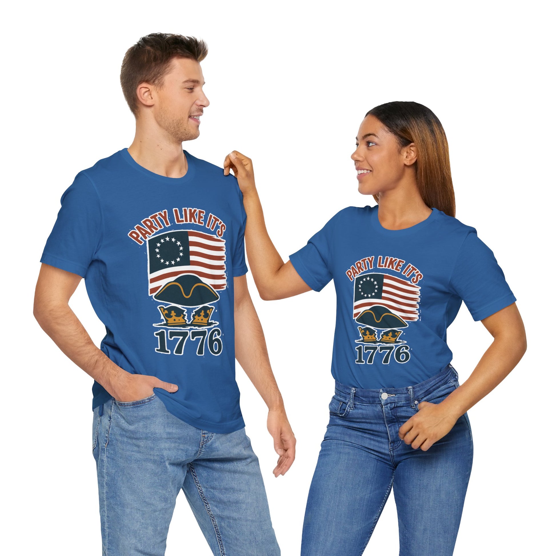 Party Like It’s 1776 T-Shirt – Revolutionary Spirit USA Tee - WhimSpin - https://whimspin.com