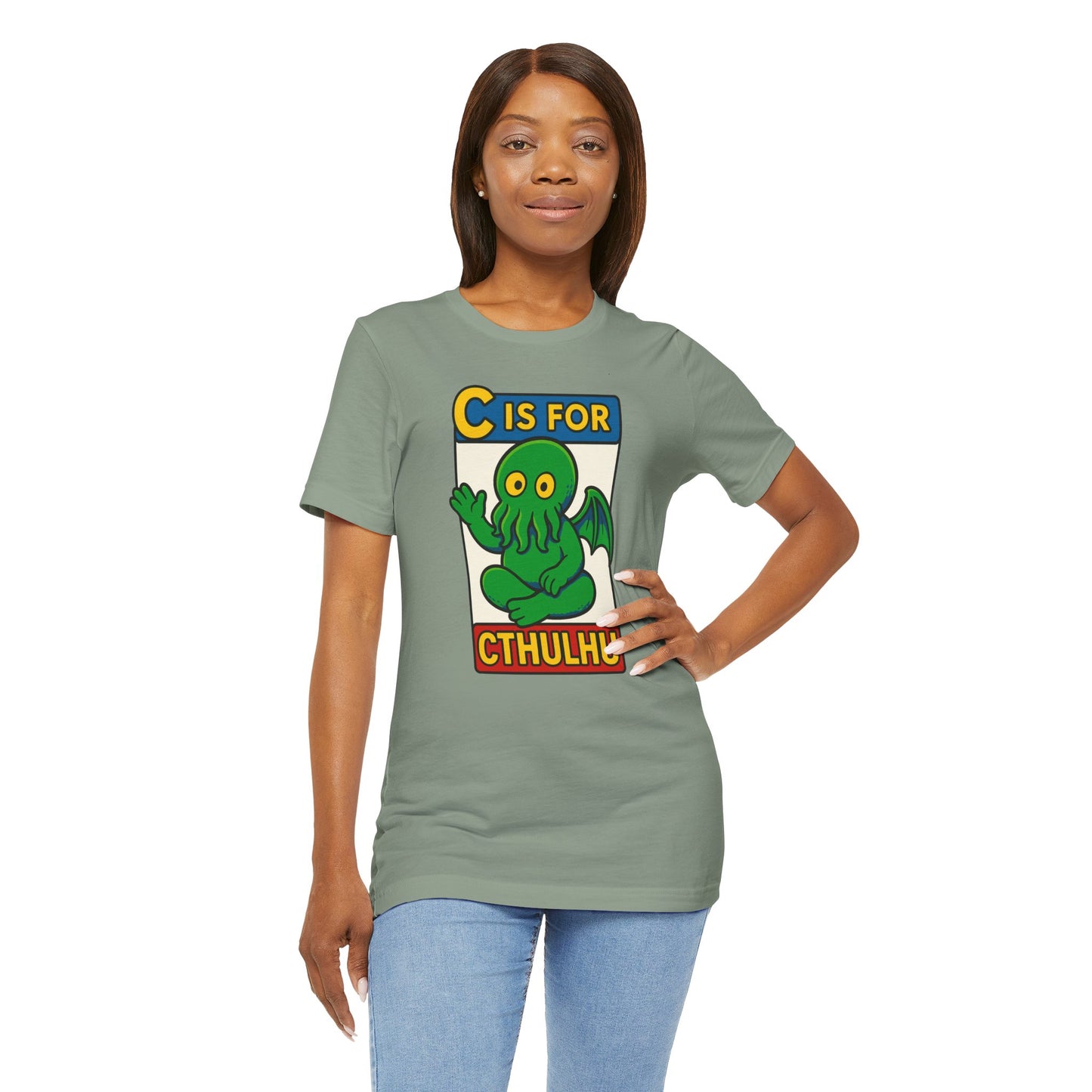 C is for Cthulhu Graphic Tee – Funny Cthulhu Shirt
