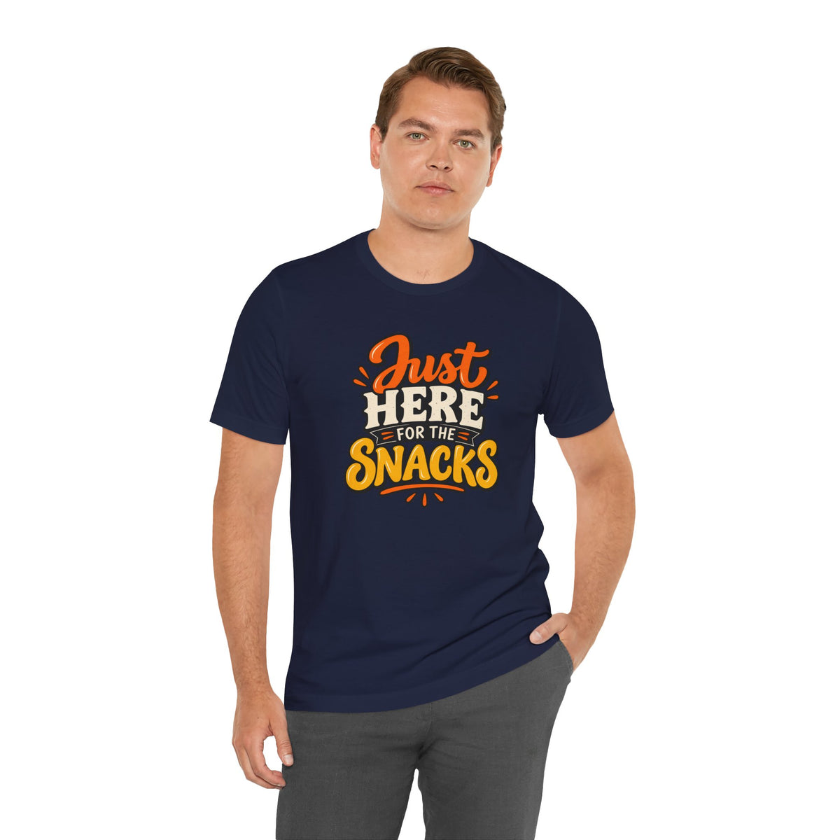Just Here for the Snacks T-Shirt – Funny Halloween Foodie Tee