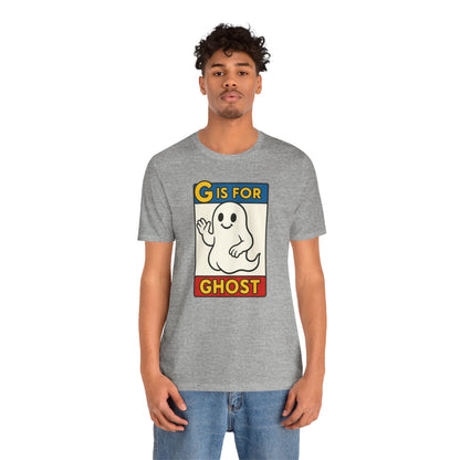 G Is for Ghost Shirt – Funny Monster Alphabet Halloween Tee