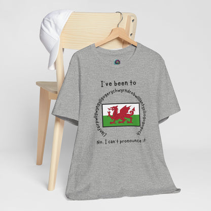 Llanfairpwllgwyngyllgogerychwyrndrobwllllantysiliogogogoch T-Shirt – Funny Wales Travel Merch
