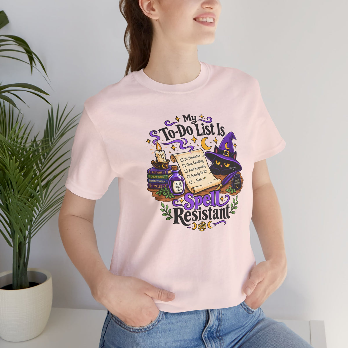 My To-Do List Is Spell Resistant T-Shirt – Funny Witchy ADHD Tee