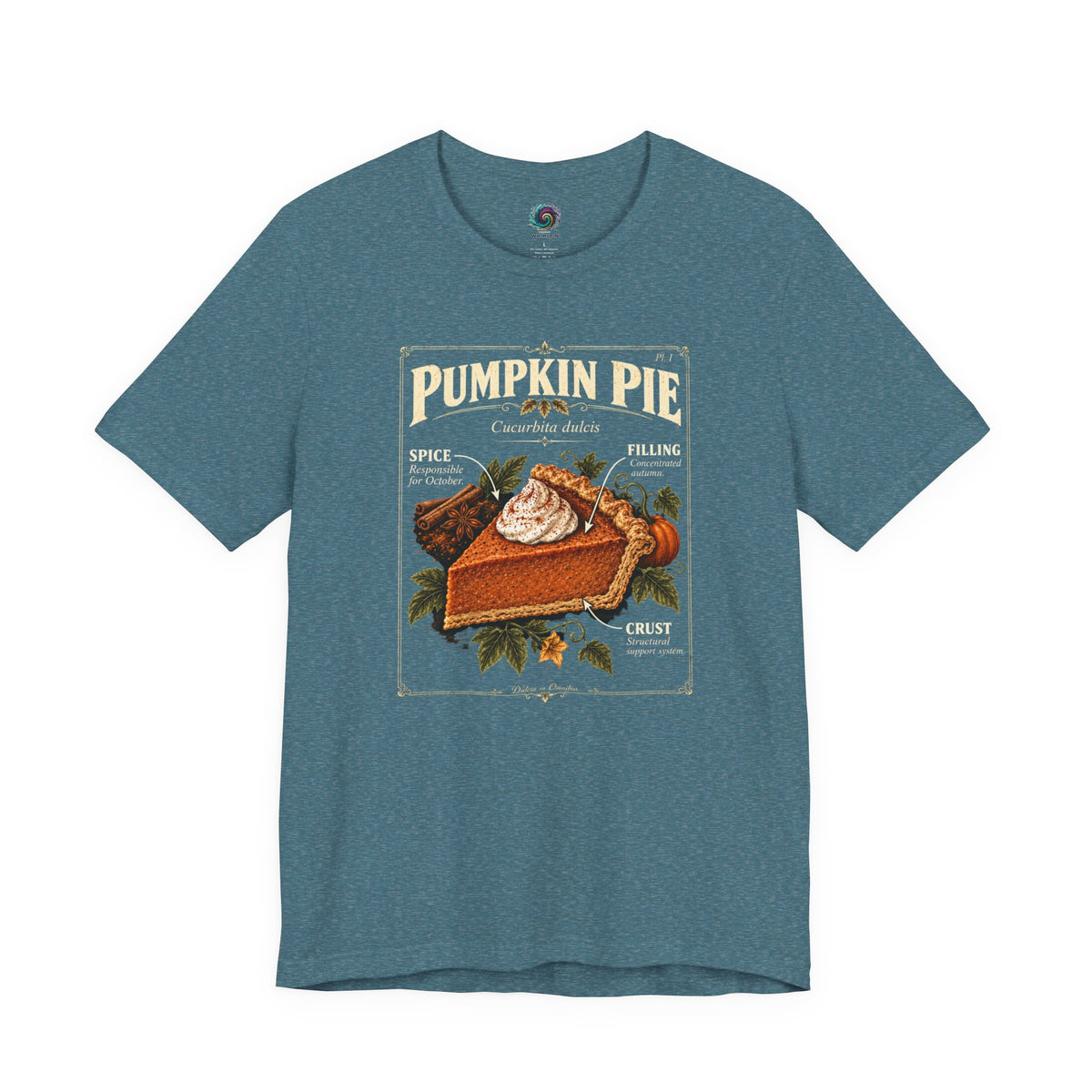 Pumpkin Pie Anatomy T-Shirt – Vintage Thanksgiving Fall Tee