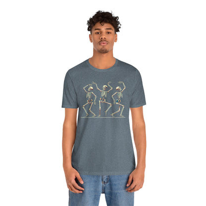 Dancing Skeleton T-Shirt – Funny Halloween Skeleton Shirt for Spooky Season