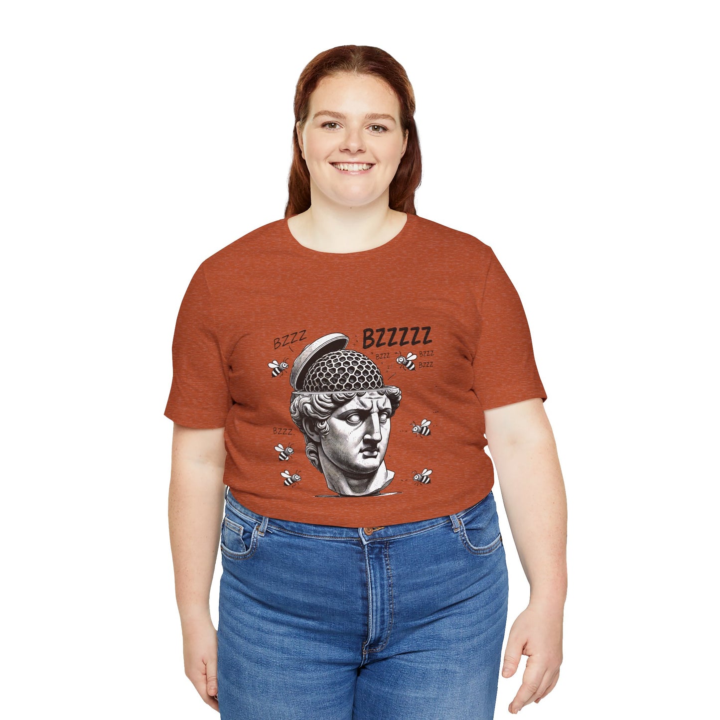 Hive Mind T-Shirt – Surreal Bee Group Think Parody Tee