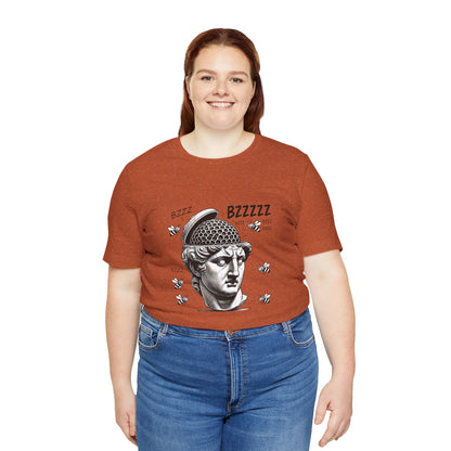 Hive Mind T-Shirt – Surreal Bee Group Think Parody Tee