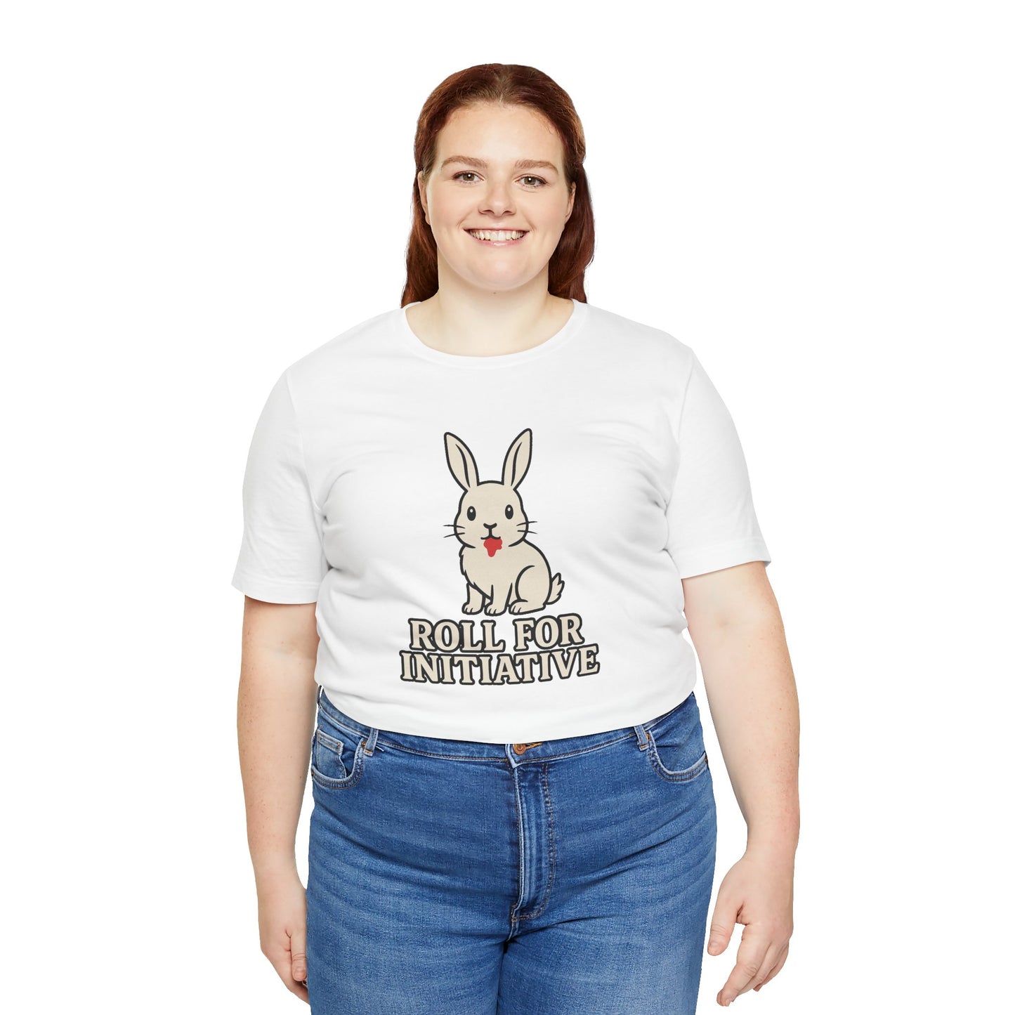 Roll for Initiative T-Shirt – Killer Bunny Humor Gaming Tee