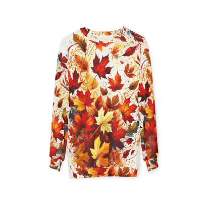 Autumn Leaves Sweatshirt – All Over Print Fall Pullover