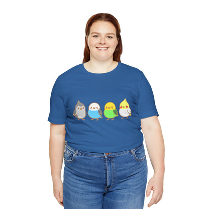 Chirpy Flock Bird T-Shirt – Cute Tee for Animal Lovers - WhimSpin - https://whimspin.com