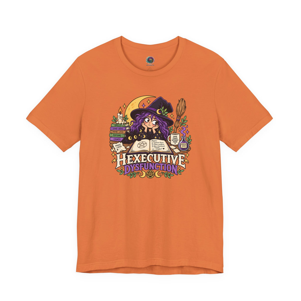 Hexecutive Dysfunction T-Shirt - Funny Witchy ADHD Humor Tee