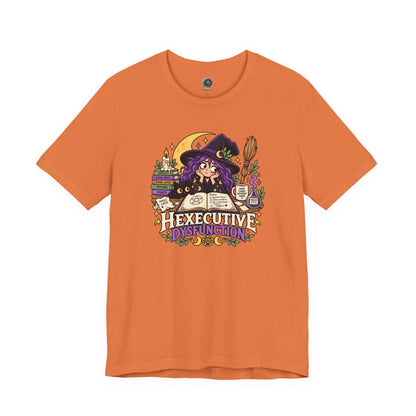 Hexecutive Dysfunction T-Shirt - Funny Witchy ADHD Humor Tee