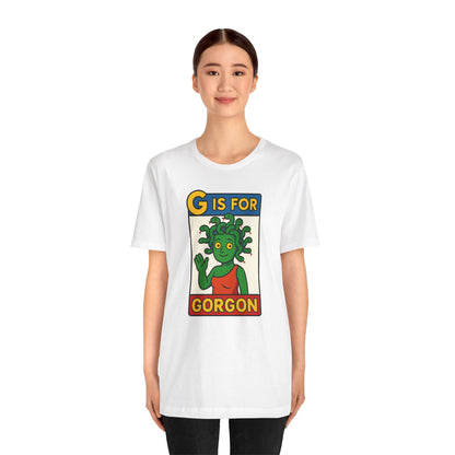 G Is for Gorgon T-Shirt – Funny Gorgon Legend Alphabet Tee