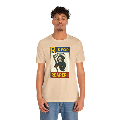 R Is for Reaper T-Shirt – Cute Grim Reaper Shirt from the Monster Alphabet Series