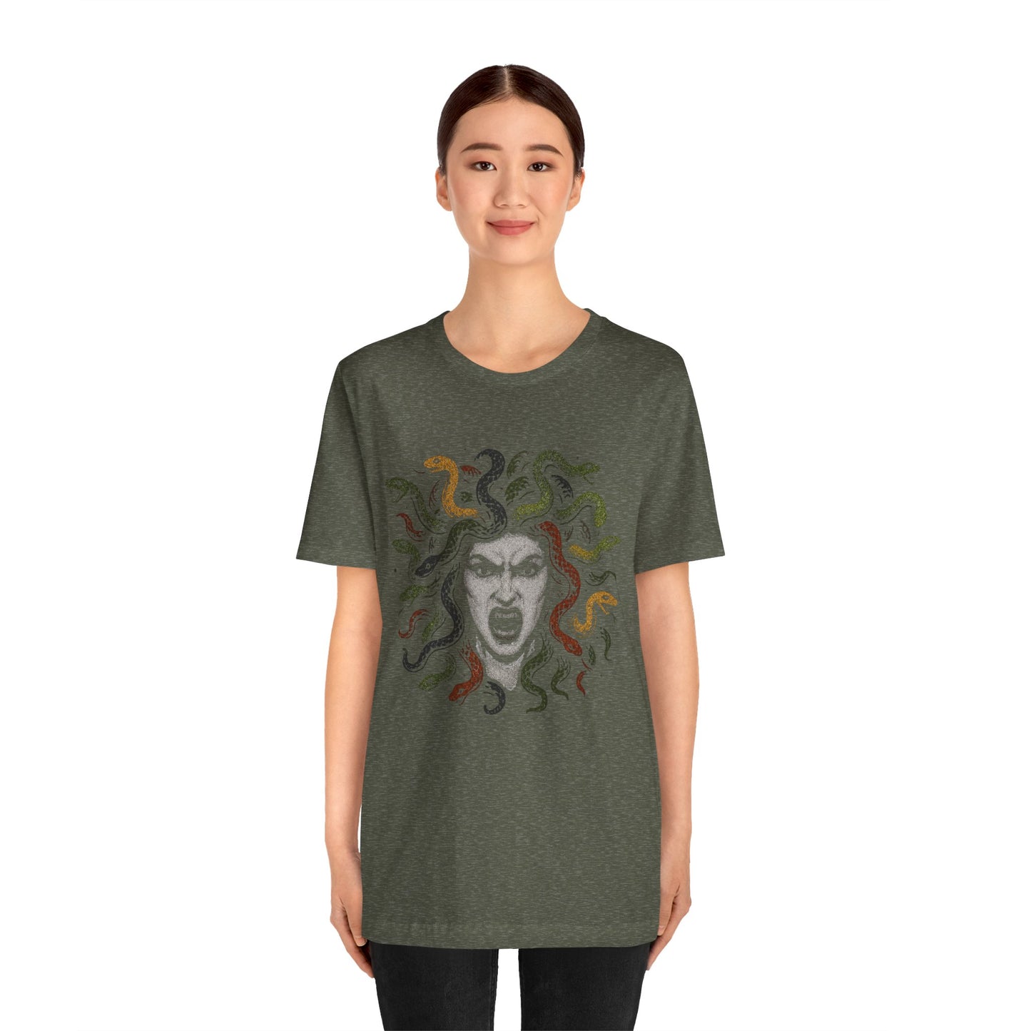 Medusa T-Shirt – Greek Mythology Gorgon Graphic Tee
