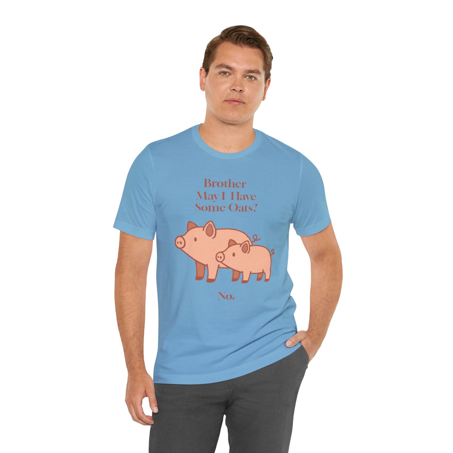 Brother May I Have Some Oats T-Shirt – Funny Viral Pig Meme Tee