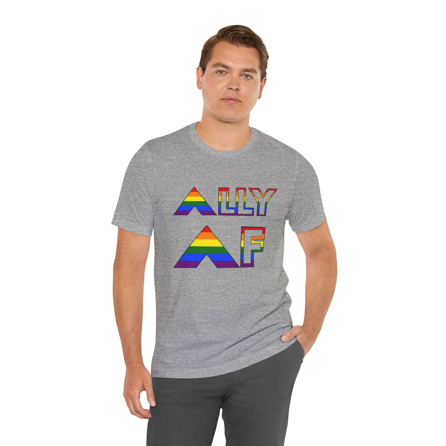 Ally AF Pride Tee – Bold LGBTQ+ Support Shirt for Loud Allies