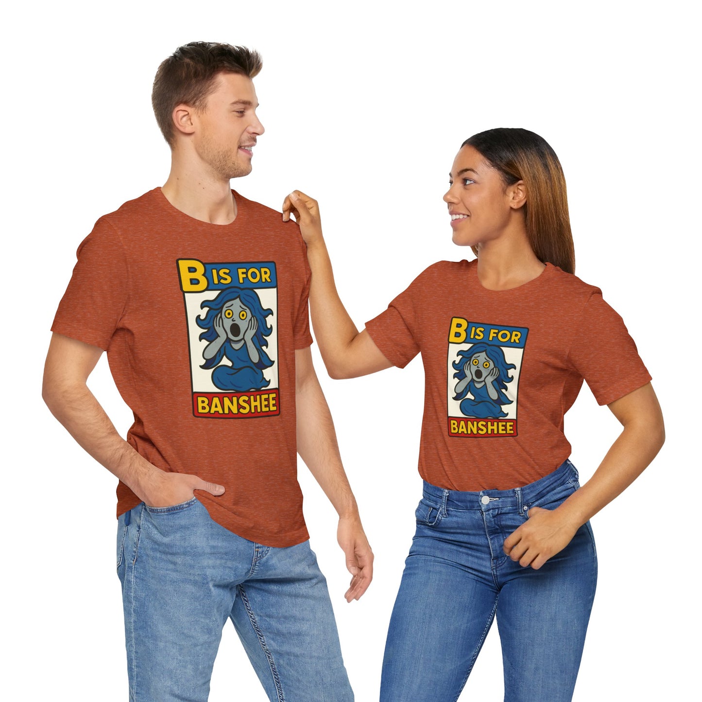 B is for Banshee T-Shirt – Funny Halloween Legend Alphabet Tee