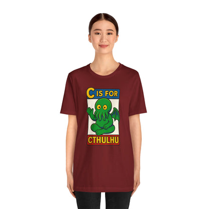 C is for Cthulhu Graphic Tee – Funny Cthulhu Shirt