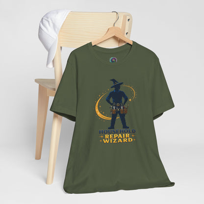 Household Repair Wizard T-Shirt – Funny Handy Dad Tee