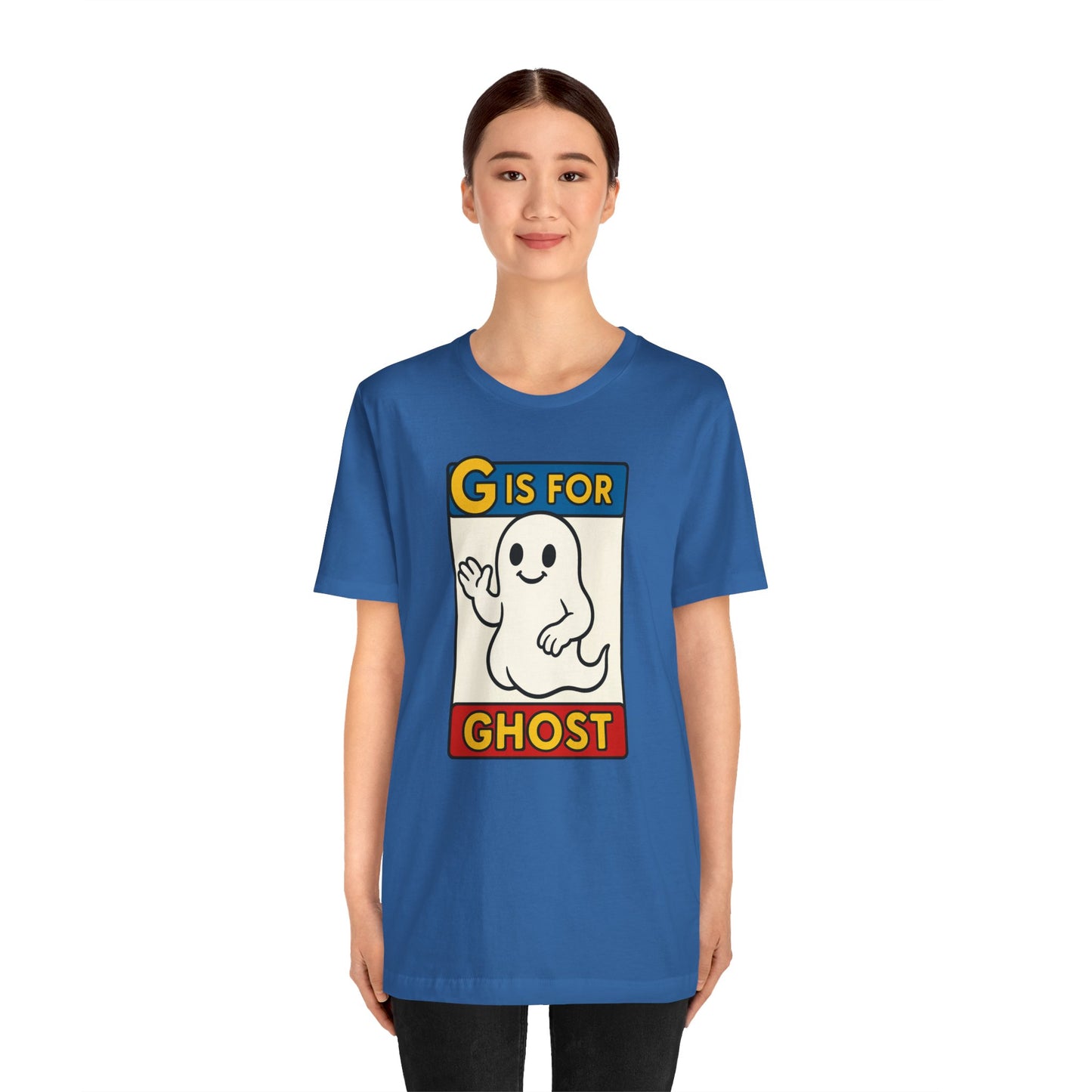G Is for Ghost Shirt – Funny Monster Alphabet Halloween Tee