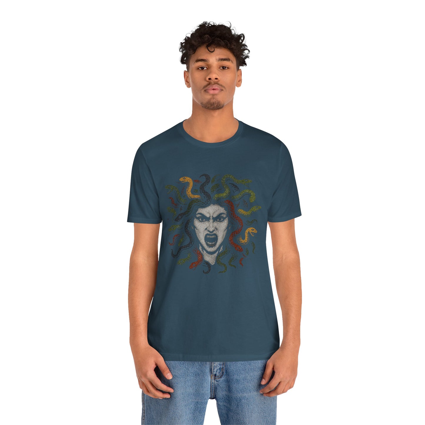 Medusa T-Shirt – Greek Mythology Gorgon Graphic Tee