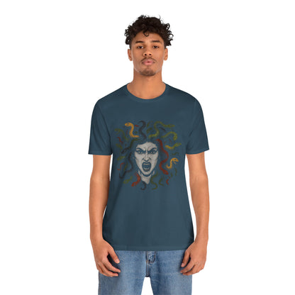 Medusa T-Shirt – Greek Mythology Gorgon Graphic Tee