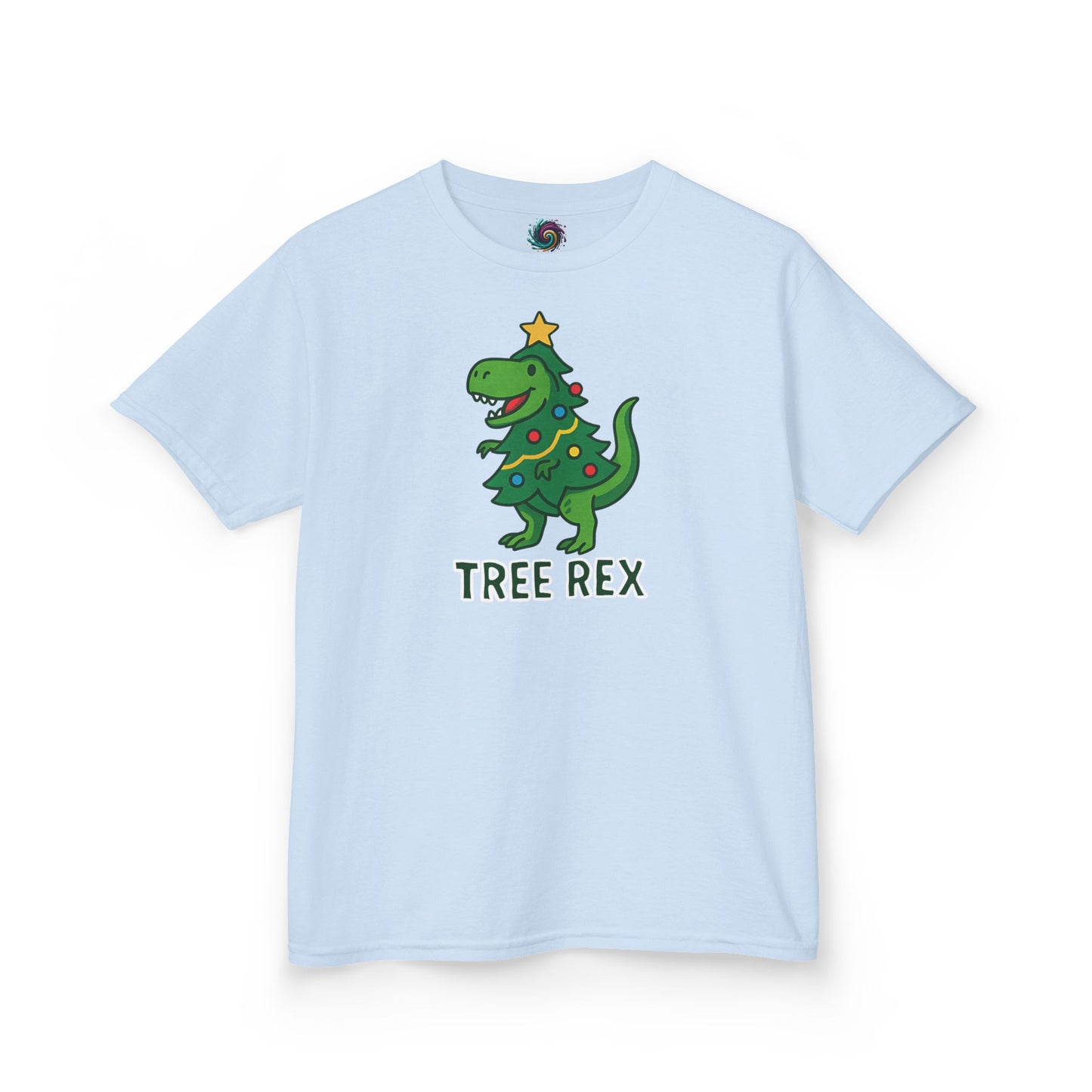 Tree Rex Kids’ Christmas T-Shirt – Cute Dino Holiday Tee