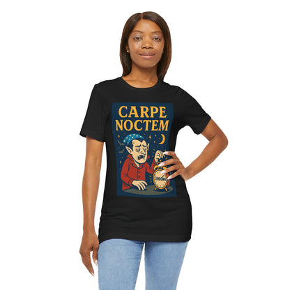 Carpe Noctem Vampire T-Shirt – Funny Halloween Tee for Night Owls