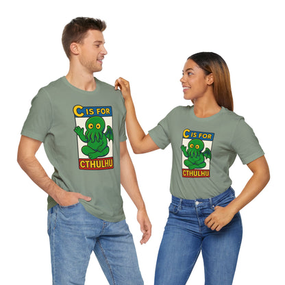 C is for Cthulhu Graphic Tee – Funny Cthulhu Shirt