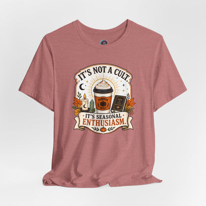 It’s Not a Cult Pumpkin Spice T-Shirt – Funny Fall Tee